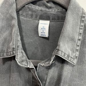Denim wash shirt